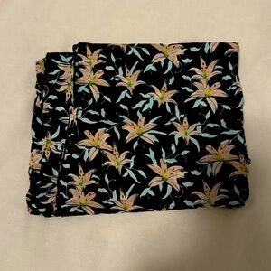 Acacia Madonna Pareo Sarong with black piping trim